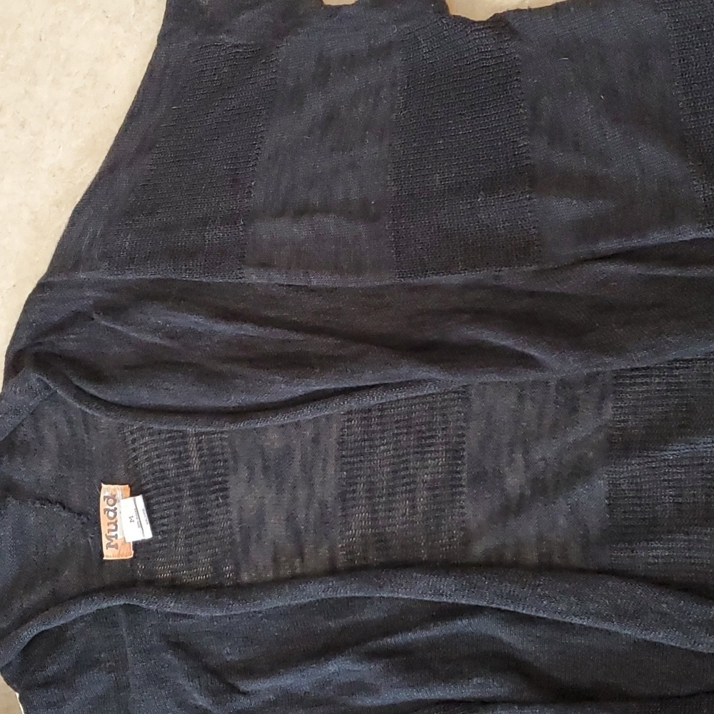 Mudd women'sshort sleeve open front cardigan. Size medium. - Picture 6 of 7